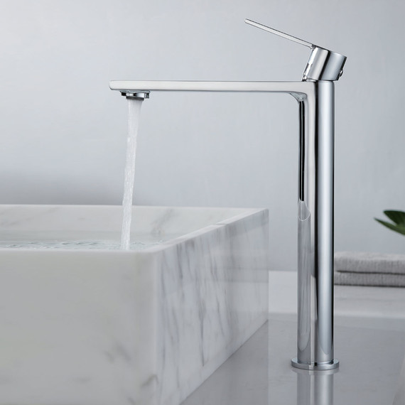 Смеситель для раковины высокий Vincea Vogue VBF-1V2CH фото 2