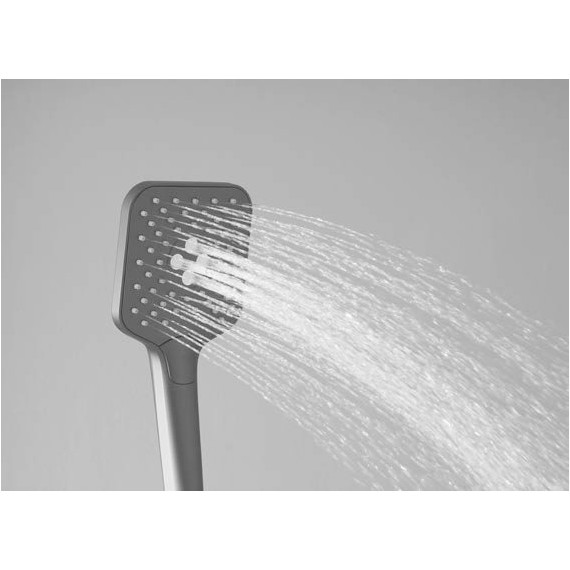 Душевая стойка с термостатом Vincea Next VSFS-1N0TGM, вороненая сталь фото 6