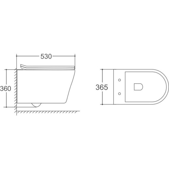 Унитаз подвесной безободковый Vincea Vito VT1-23 с крышкой микролифт фото 6