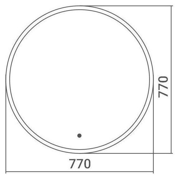 Зеркало Art&Max Sanremo 77 см AM-San-770-DS-F-Gold, античное золото фото 7