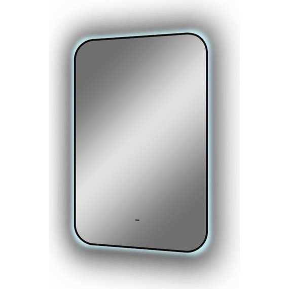 Зеркало Art&Max Siena 50 см AM-Sie-500-700-DS-F, чёрный фото 4