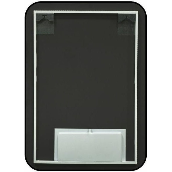 Зеркало Art&Max Siena 50 см AM-Sie-500-700-DS-F, чёрный фото 5