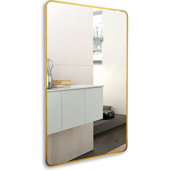 Зеркало Art&Max Siena S 60 см AM-SieS-600-1000-DS-F-Gold, античное золото фото 2