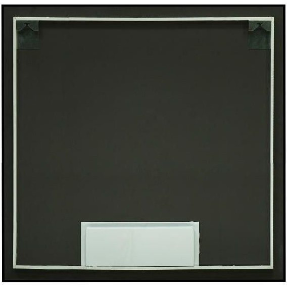 Зеркало Art&Max Sorrento 100 см AM-Sor-1000-1000-DS-F, чёрный фото 3