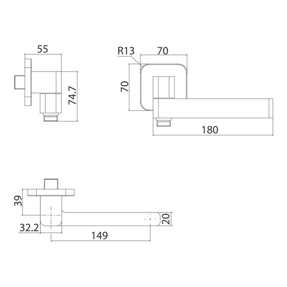 Излив для ванны Iddis Slide SLIBL0Si63, черный матовый фото 3