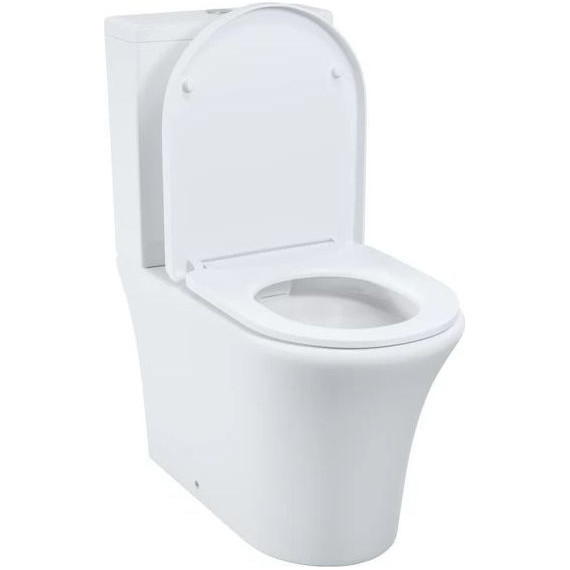 Унитаз-компакт безободковый Iddis Stone STNRDSEi24 с крышкой микролифт фото 2