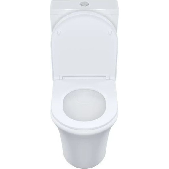 Унитаз-компакт безободковый Iddis Stone STNRDSEi24 с крышкой микролифт фото 3