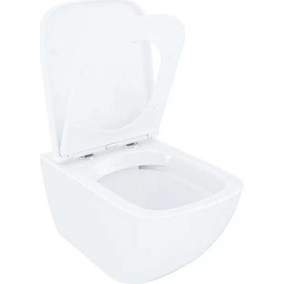 Унитаз подвесной безободковый Iddis Torr TORRDSEi25 с крышкой микролифт - 3 Унитаз подвесной безободковый Iddis Torr TORRDSEi25 с крышкой микролифт фото 3