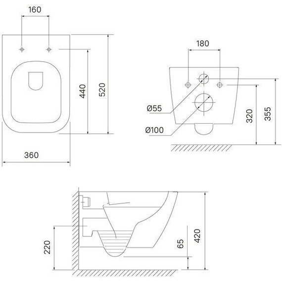 Унитаз подвесной безободковый Iddis Torr TORRDSEi25 с крышкой микролифт - 7 Унитаз подвесной безободковый Iddis Torr TORRDSEi25 с крышкой микролифт фото 7