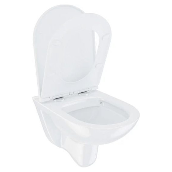 Унитаз подвесной безободковый Iddis Zodiac ZDCRDSEi25 с крышкой микролифт фото 3