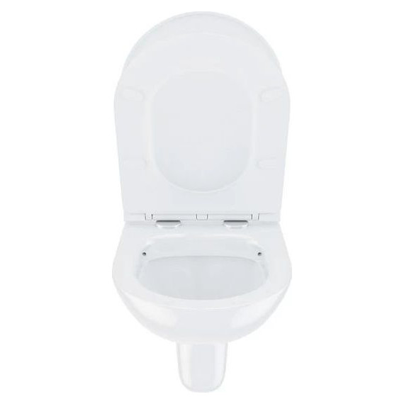 Унитаз подвесной безободковый Iddis Zodiac ZDCRDSEi25 с крышкой микролифт фото 4