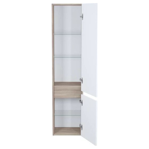 Пенал подвесной Iddis Zodiac 35 см ZOD35A0i97, ясень-шимо/белый матовый фото 3