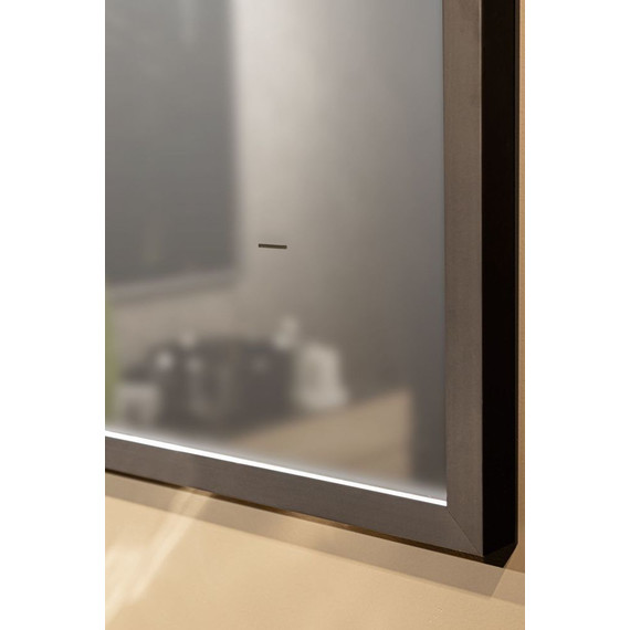 Зеркало Art&Max Aversa 70 см AM-Ave-700-1200-DS-F, чёрный фото 4