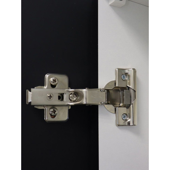 Зеркало-шкаф Art&Max Lecce 57 см AM-Lec-560-850-1D-R-DS-F-Nero R, Nero matt фото 2