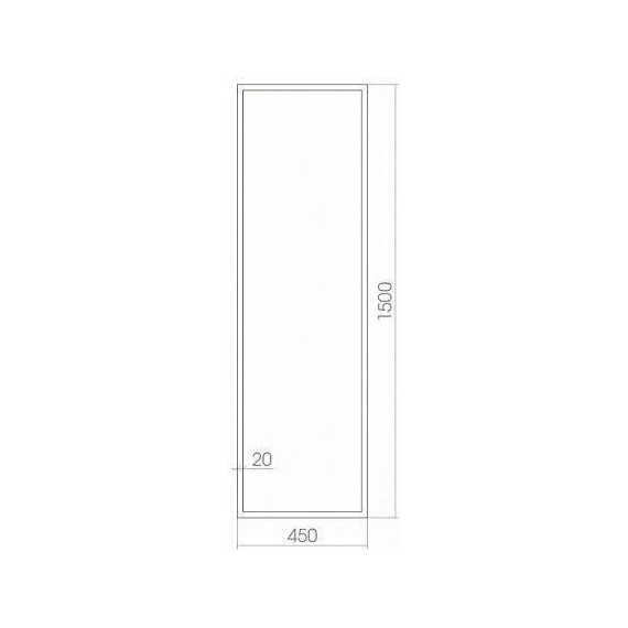 Зеркало Art&Max Tivoli 45 см AM-Tiv-450-1500-DS-F фото 3