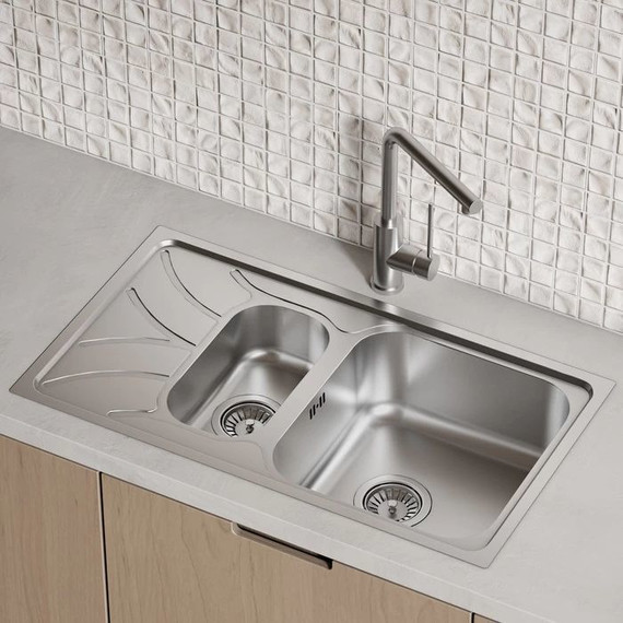Кухонная мойка Iddis Arro ARR78S1i77, сатин фото 2