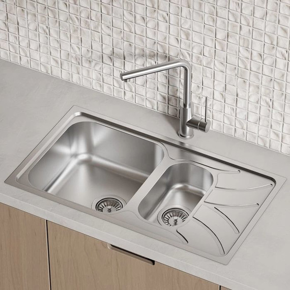 Кухонная мойка Iddis Arro ARR78S1i77, сатин фото 3