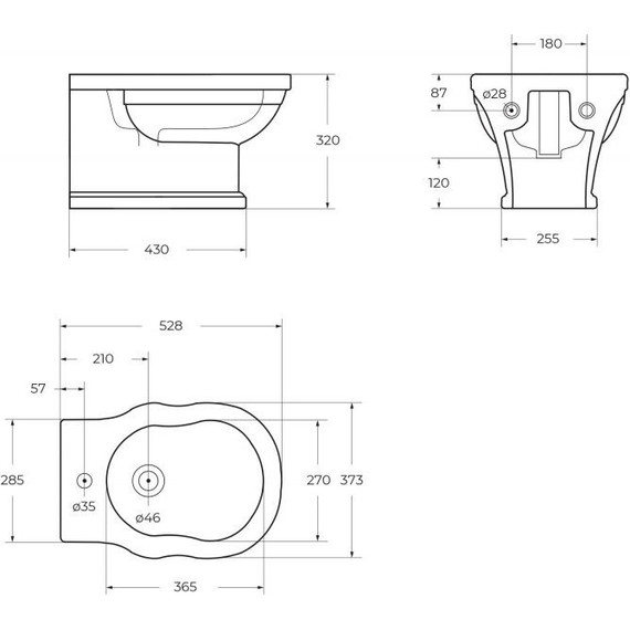 Биде подвесное BelBagno Boheme BB115BH - 4 Биде подвесное BelBagno Boheme BB115BH фото 4