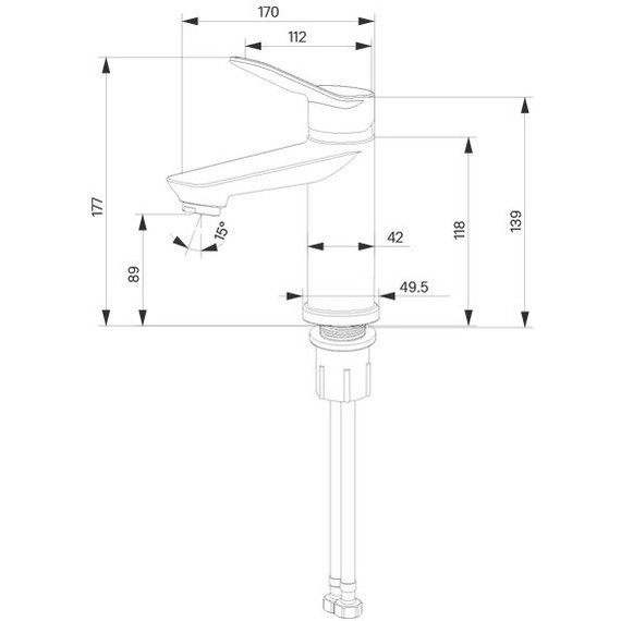 Смеситель для раковины Milardo Enjoy ENJSB00M01 - 9 Смеситель для раковины Milardo Enjoy ENJSB00M01 фото 9
