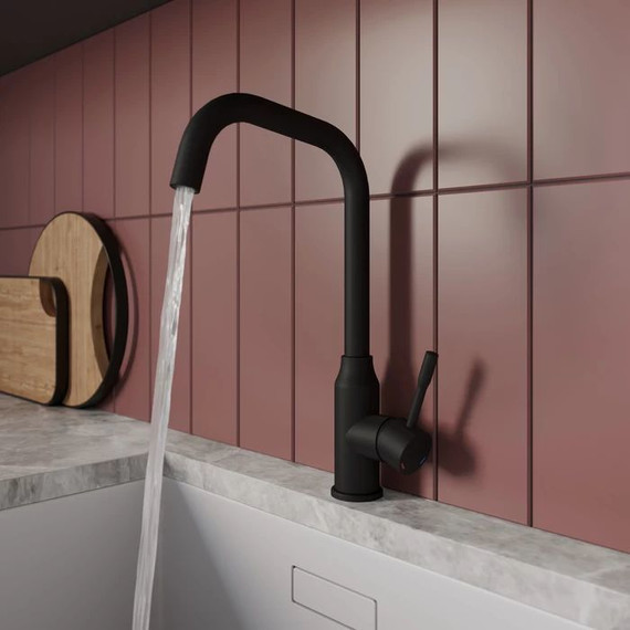 Смеситель для кухни Milardo Meal M01BLL0M05, черный матовый фото 3