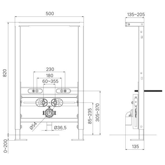 Инсталляция для биде Iddis Profix PROB000i32 - 4 Инсталляция для биде Iddis Profix PROB000i32 фото 4