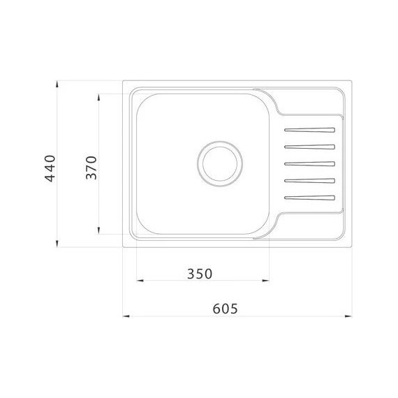 Кухонная мойка Iddis Sound SND60SDi77, сатин фото 12