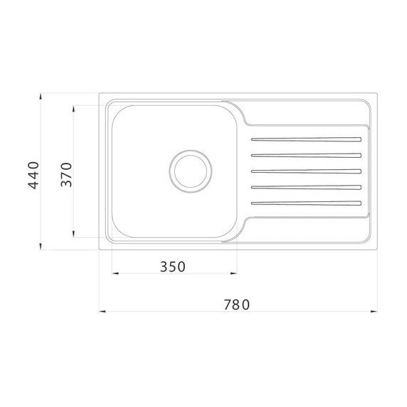 Кухонная мойка Iddis Sound SND78SDi77, сатин фото 13