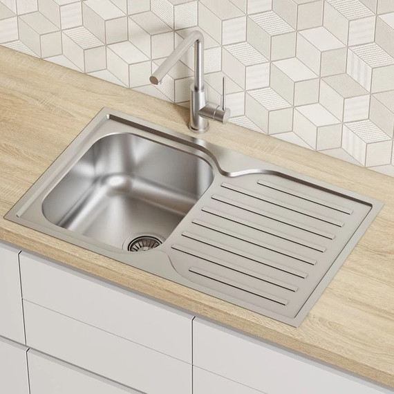 Кухонная мойка Iddis Strit STR78SDi77, сатин фото 2