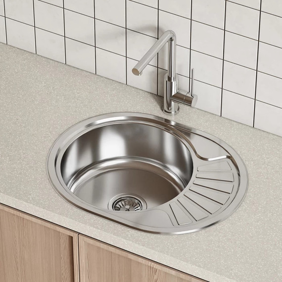 Кухонная мойка Iddis Suno SUN60PDi77, сталь фото 3