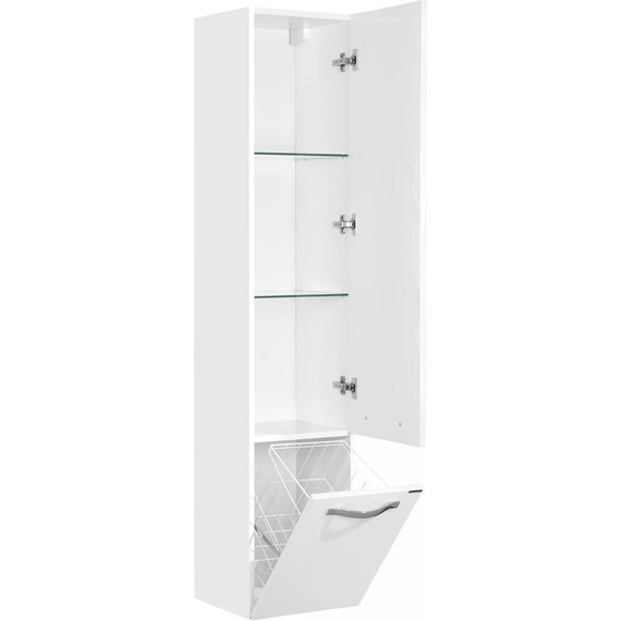 Пенал подвесной Акватон Ария 34 см с корзиной 1A134403AA010 - 4 Пенал подвесной Акватон Ария 34 см с корзиной 1A134403AA010 фото 4