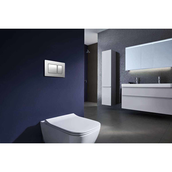 Кнопка смыва Azario AZ-8200-0030, хром матовый фото 2