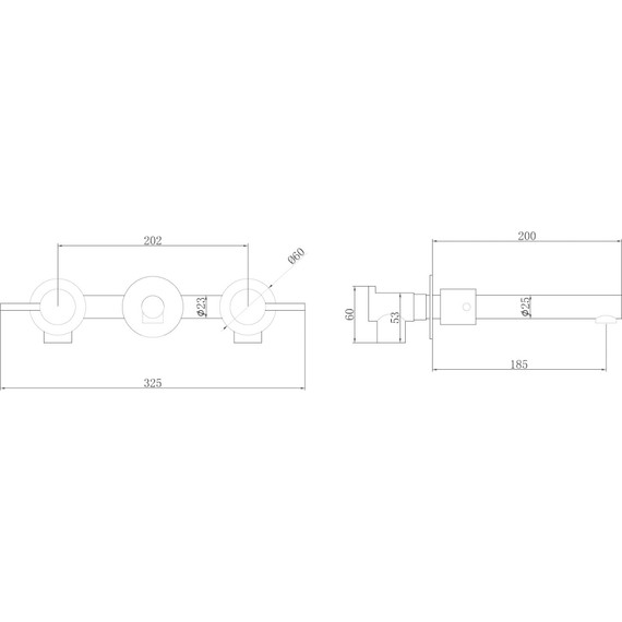 Смеситель для раковины настенный Abber Emotion AF88121 (со скрытой частью), Цвет производителя: хром фото 3