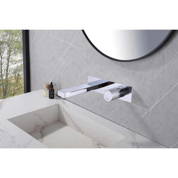 Смеситель для раковины настенный Abber Rund AF8712 (со скрытой частью), Цвет производителя: хром фото 2