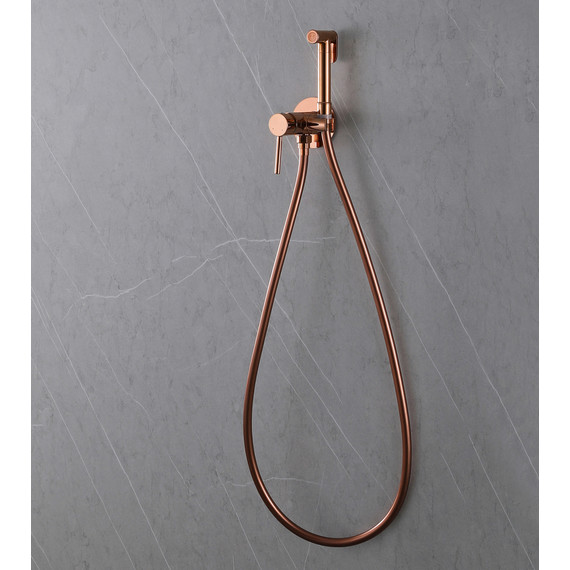 Набор для гигиенического душа Abber Wasser Kreis AF8125RG, розовое золото фото 2