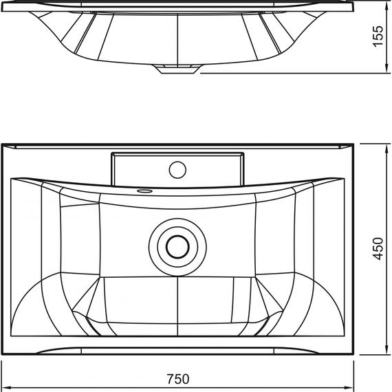 Тумба подвесная с раковиной Art&Max AM-Bianchi-750-2C-SO-OM 75 см, эмаль оливковый матовый, Цвет фасада: зелёный фото 5