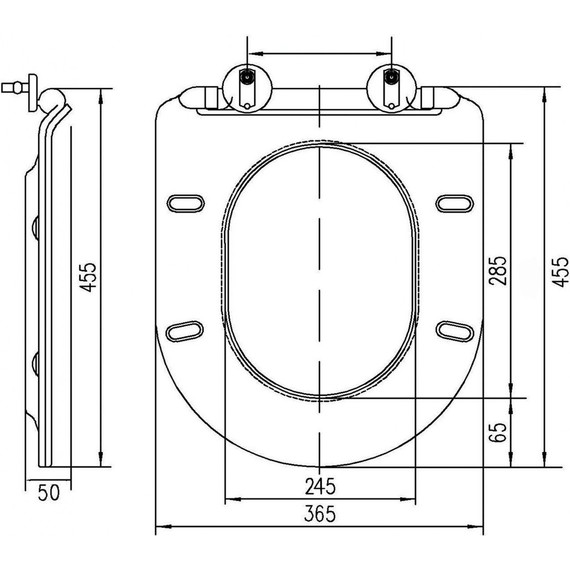 Сиденье с крышкой для унитаза Art&Max Verona микролифт AM012SC - 3 Сиденье с крышкой для унитаза Art&Max Verona микролифт AM012SC фото 3