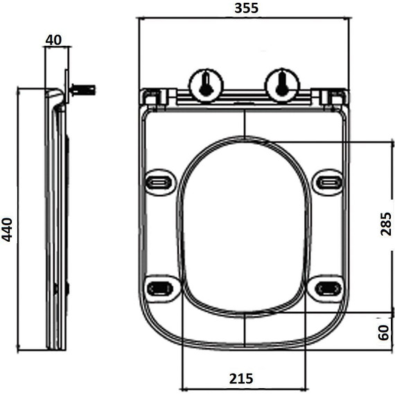 Сиденье с крышкой для унитаза Art&Max Monza микролифт AM232SC - 5 Сиденье с крышкой для унитаза Art&Max Monza микролифт AM232SC фото 5
