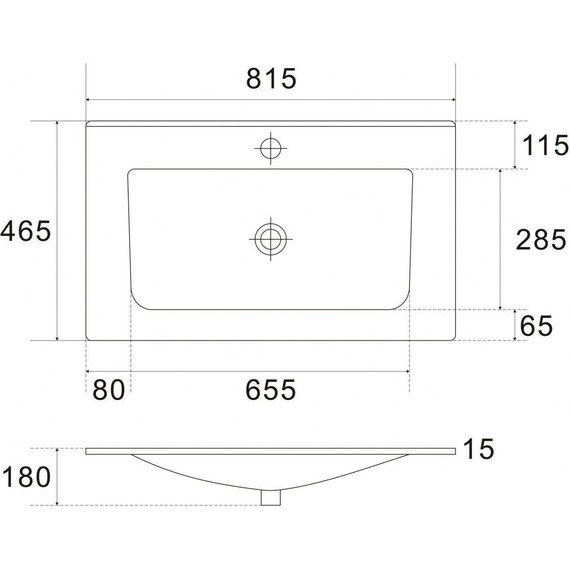 Тумба подвесная с раковиной Art&Max AM-Platino-800-2C-SO-GM-Cer 80 см, серый матовый - 3 Тумба подвесная с раковиной Art&Max AM-Platino-800-2C-SO-GM-Cer 80 см, серый матовый фото 3