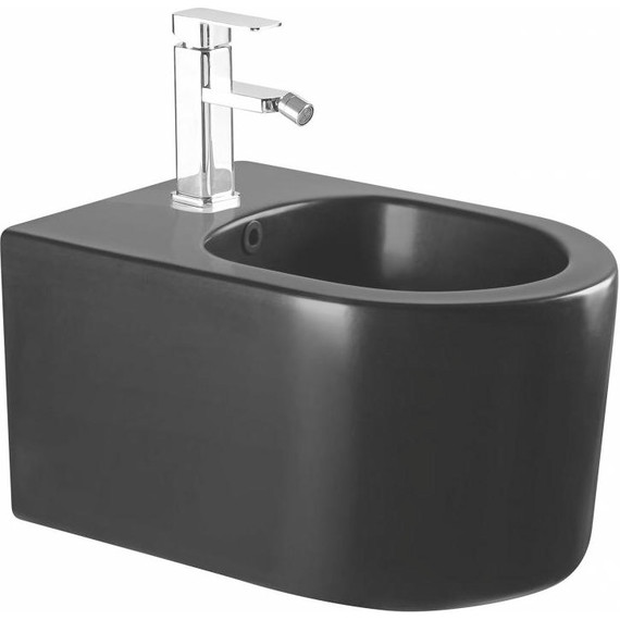 Биде подвесное Aquatek Мия AQ1004-MB, чёрный матовый фото 