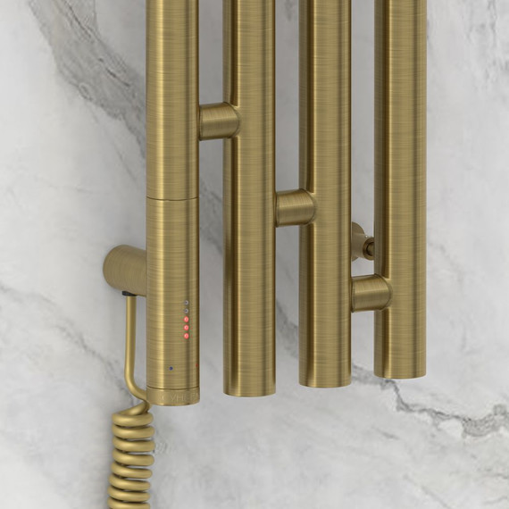 Полотенцесушитель электрический Сунержа Кантата 3.0 П4 1200x159 мм L 051-5846-1216, состаренная латунь фото 3