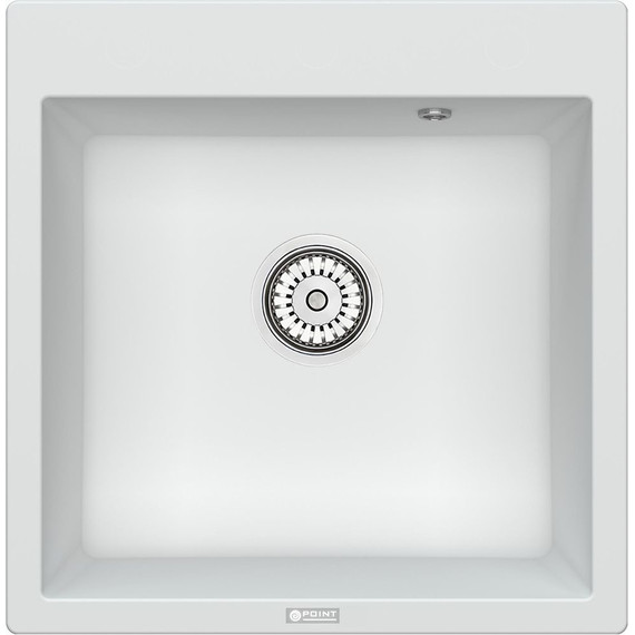 Кухонная мойка Point Арбель 51 PN3001W, белый, Цвет производителя: белый фото 