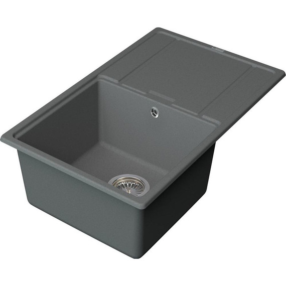 Кухонная мойка Point Лаура 78 PN3005AL, серый, Цвет производителя: серый фото 2