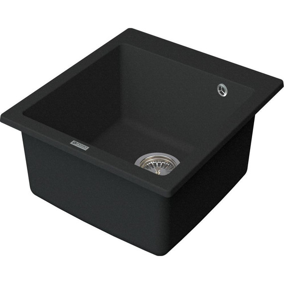 Кухонная мойка Point Моко 47 PN3006B, чёрный, Цвет производителя: чёрный фото 2
