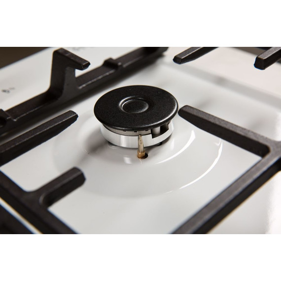Газовая варочная поверхность Oasis P-3GWT (белое стекло) фото 5