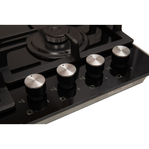 Газовая варочная поверхность Oasis P-GBR (чёрное стекло) фото 5
