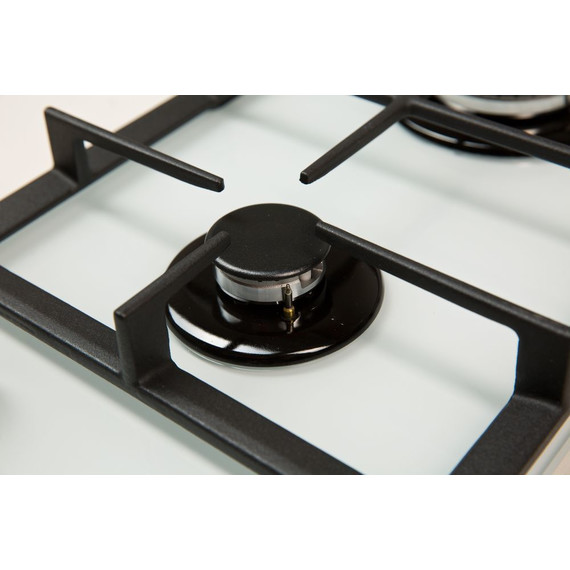 Газовая варочная поверхность Oasis P-GWD Domino (белое стекло) фото 3