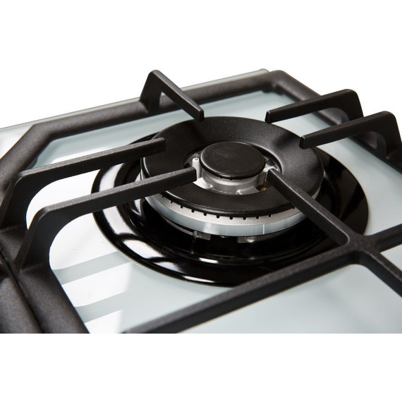 Газовая варочная поверхность Oasis P-GWT (белое стекло) фото 4