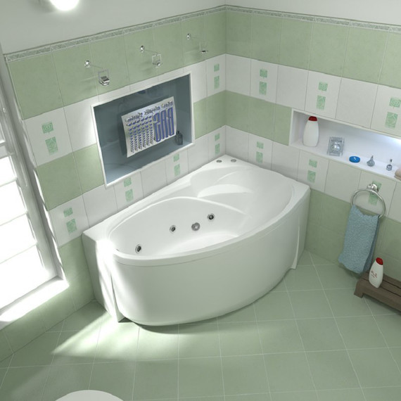 Ванна акриловая 150*90 Bas ФЭНТЕЗИ R - 4 Ванна акриловая 150*90 Bas ФЭНТЕЗИ R фото 4