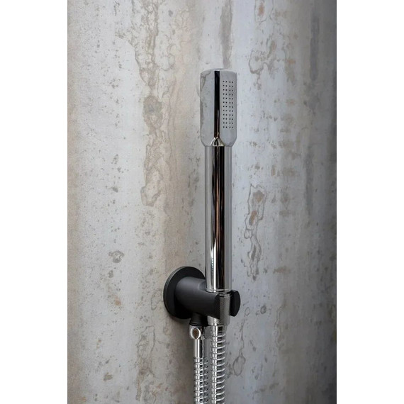 Душевая система для душа Boheme Fusion 130-BCR, black chrome, Цвет производителя: black chrome - 2 Душевая система для душа Boheme Fusion 130-BCR, black chrome, Цвет производителя: black chrome фото 2