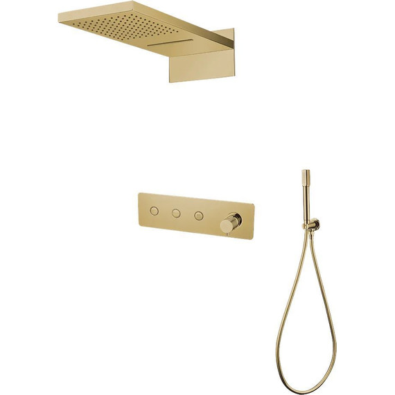 Душевая система для душа Boheme Fusion 130-G, gold, Цвет производителя: gold фото 